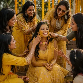 Haldi Ceremony Photography in Ranchi